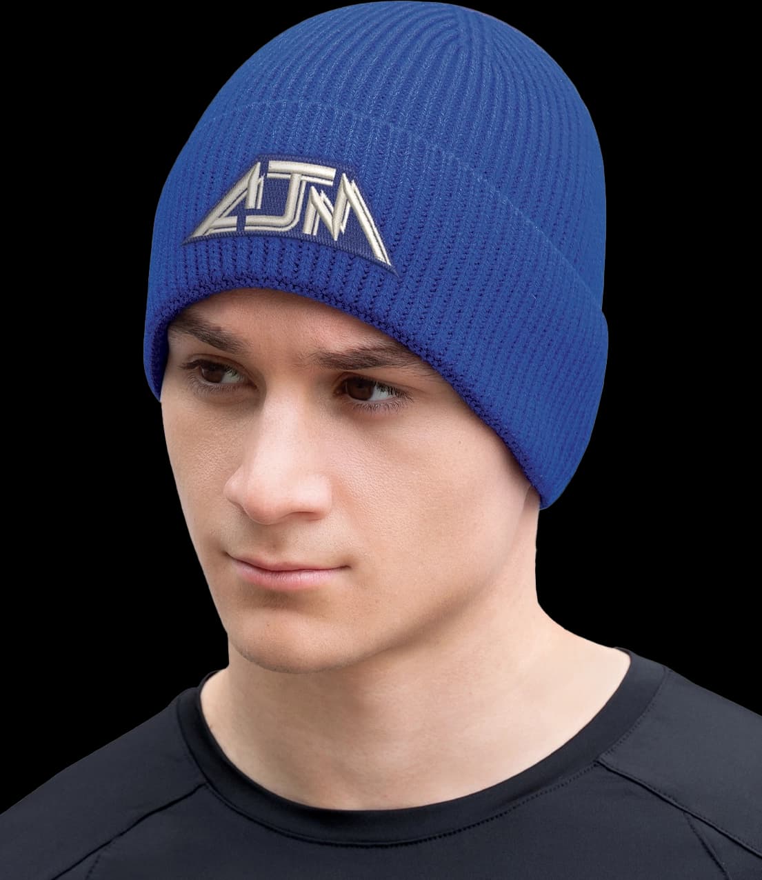 Custom Cuff Toque with Flat Seams — toque for printing and embroidery
