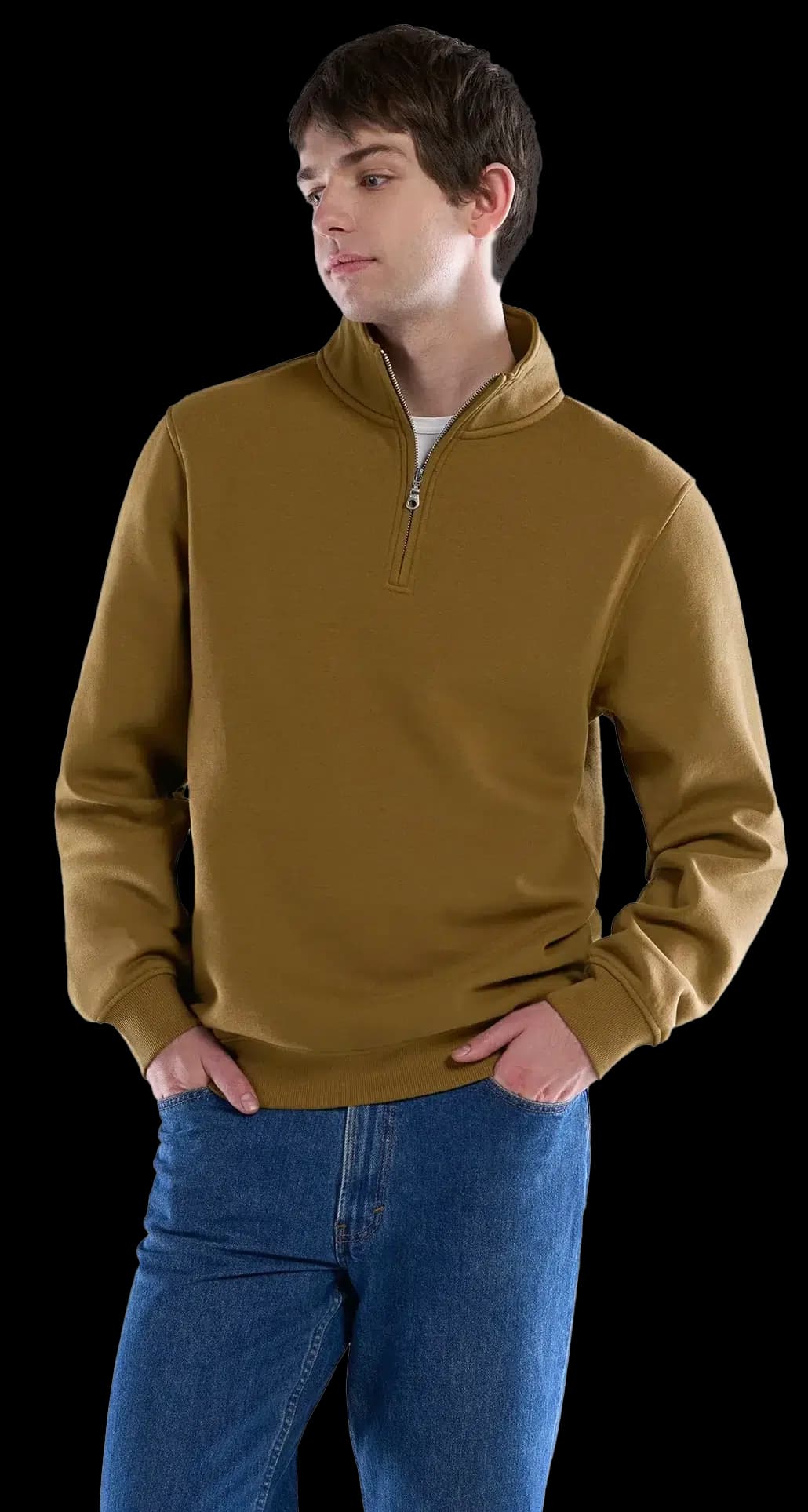 Custom Flux Quarter-Zip Sweatshirt — hoodie for printing and embroidery