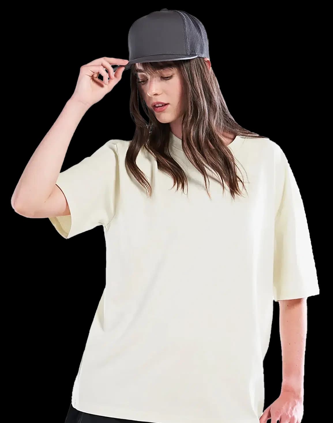 Custom Heavyweight Drop Shoulder — t-shirt for printing and embroidery